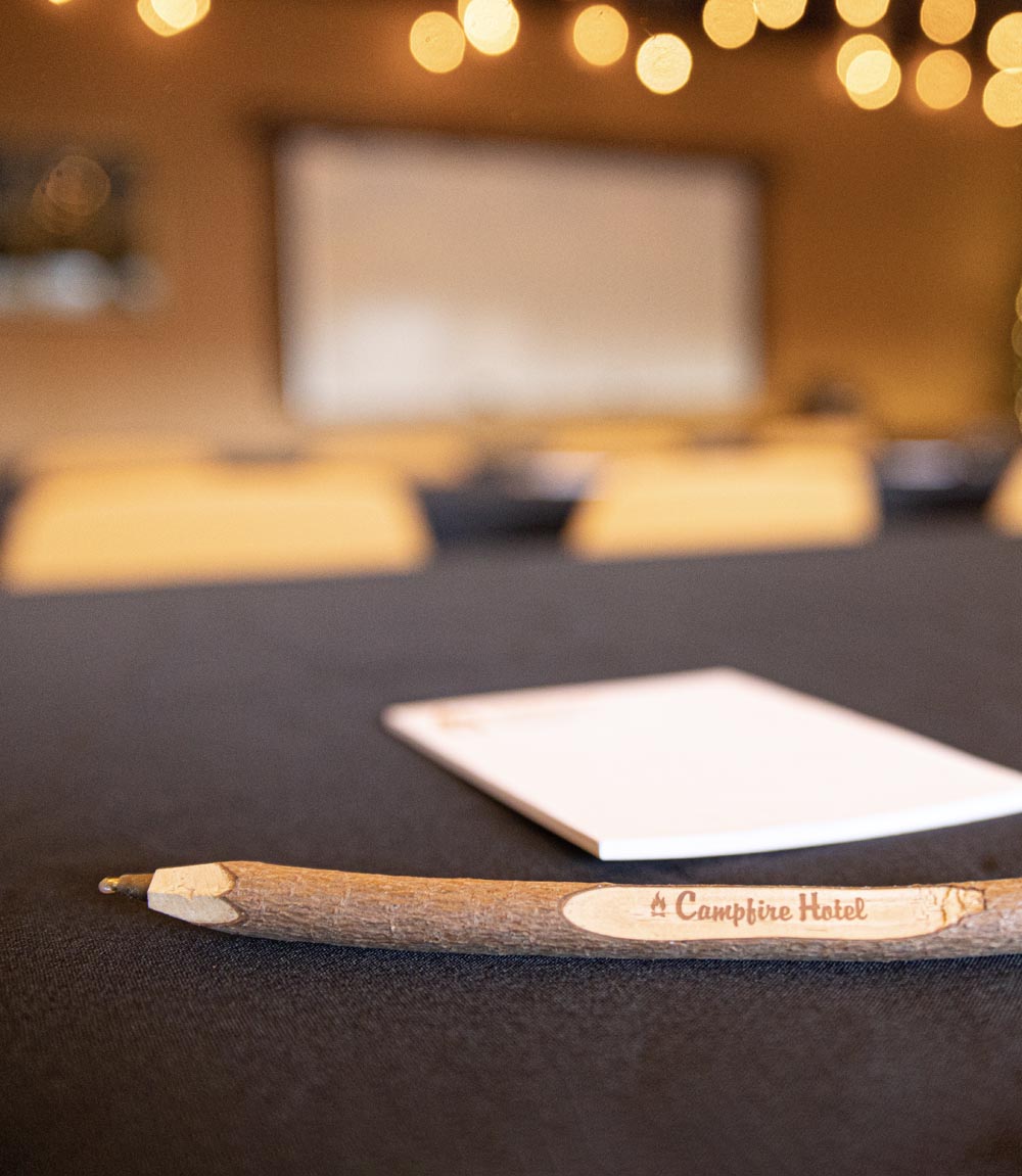 bend hotel meeting space pencil