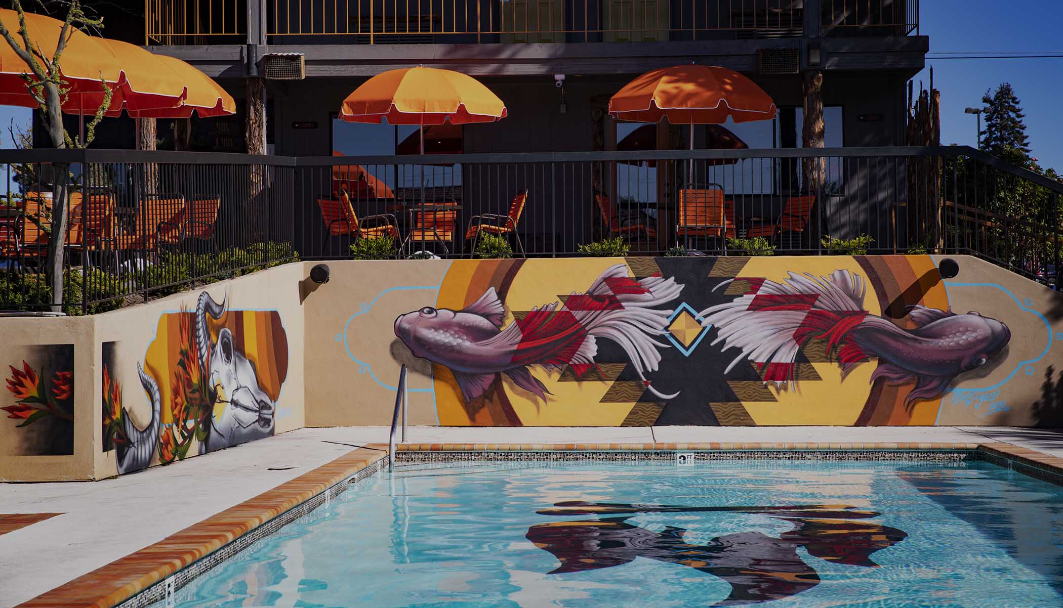 bend pool mural